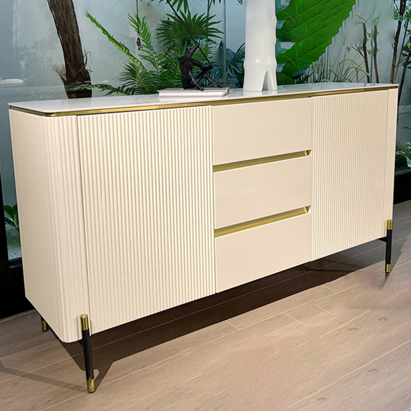 Modern Cabinets Sideboard Buffet 3-Drawer and 2-Door Sideboard