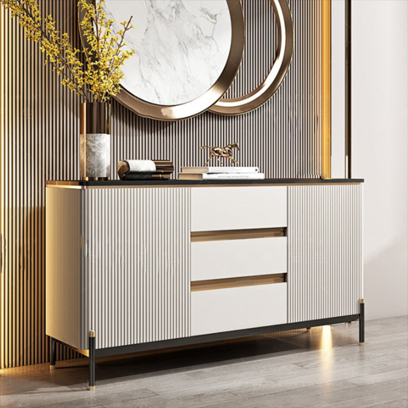 Modern Cabinets Sideboard Buffet 3-Drawer and 2-Door Sideboard