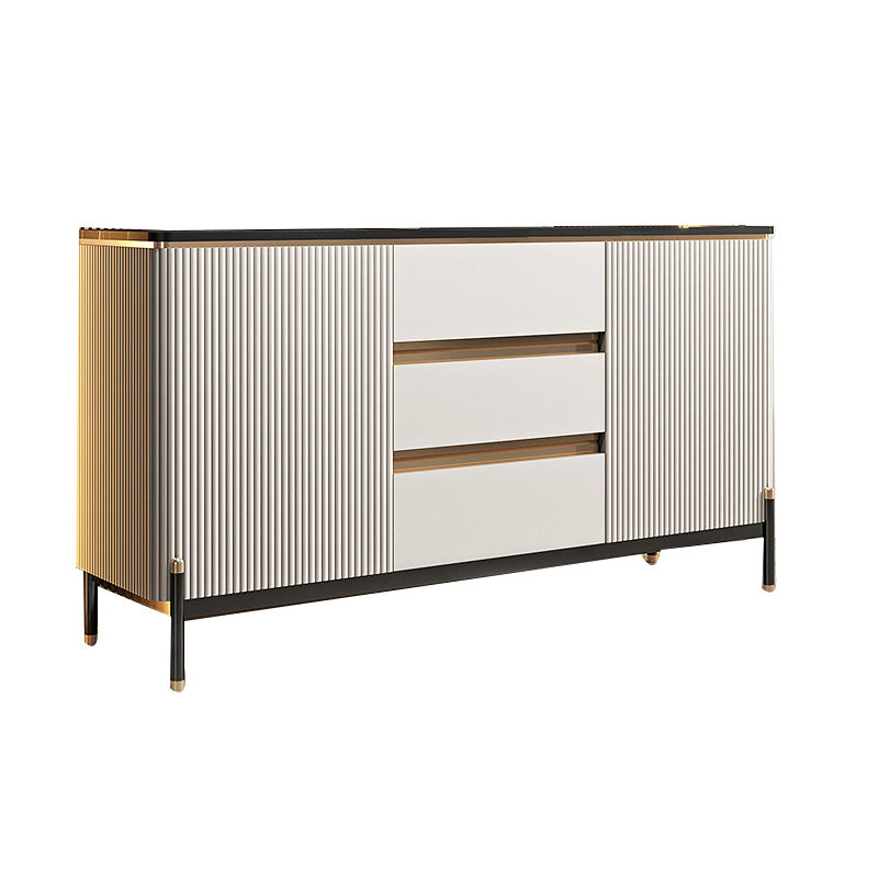 Modern Cabinets Sideboard Buffet 3-Drawer and 2-Door Sideboard