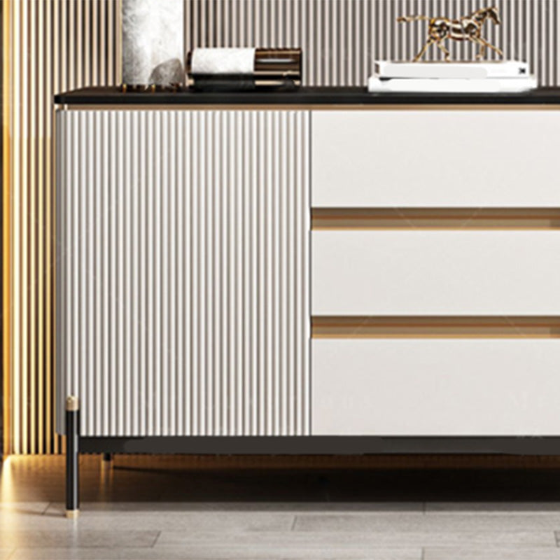 Modern Cabinets Sideboard Buffet 3-Drawer and 2-Door Sideboard