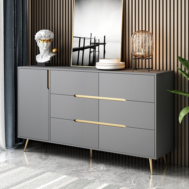 Engineered Wood Sideboard Table Modern Buffet Sideboard for Kitchen