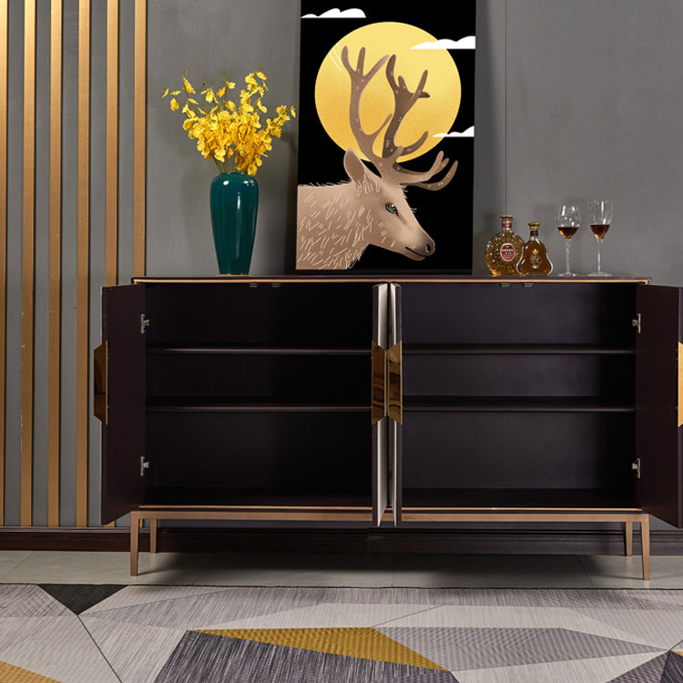 Engineered Wood Sideboard Table Contemporary Buffet Sideboard