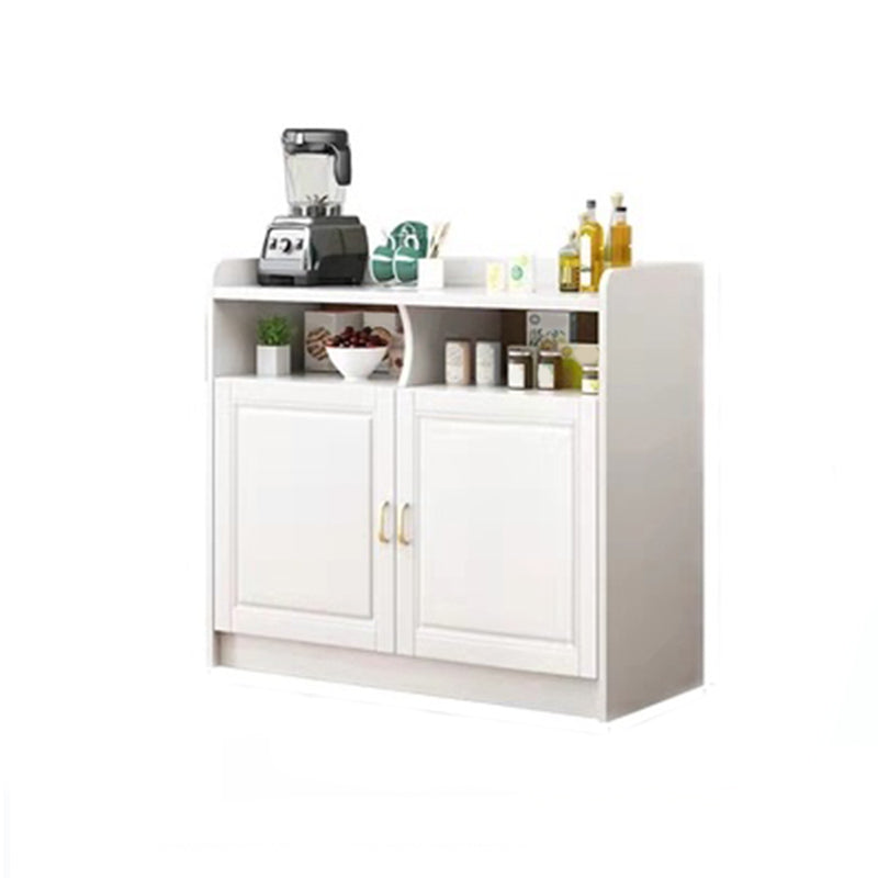 Rubberwood Solid Wood Sideboard Cabinets Contemporary Sideboard for Living Room