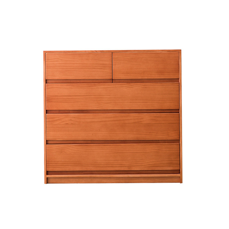 15.74" Wide Modern Accent Chest with 5/6Drawers Wood Rectangle Chest