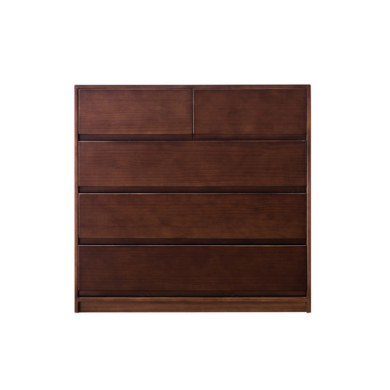 15.74" Wide Modern Accent Chest with 5/6Drawers Wood Rectangle Chest