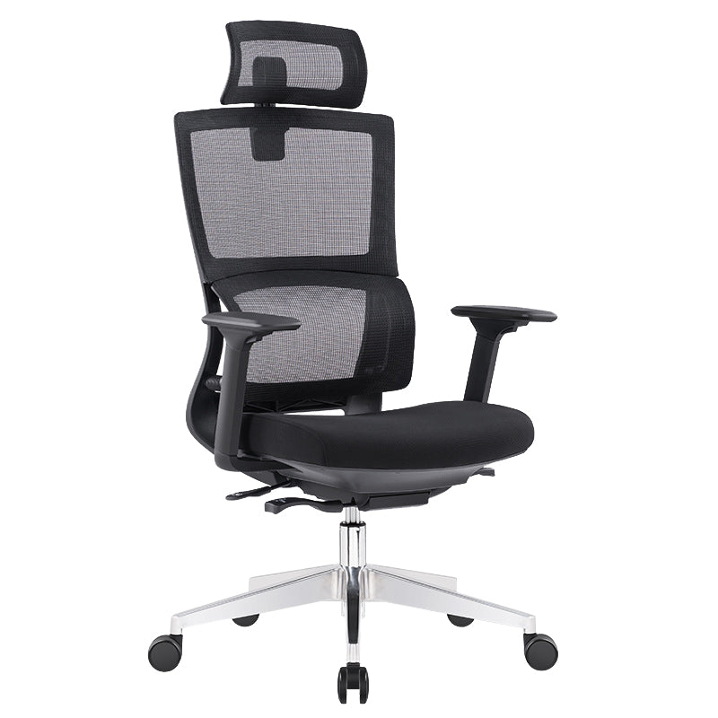 Executive Mid Back Office Chair Tilt Mechanism with Headrest Office Chair