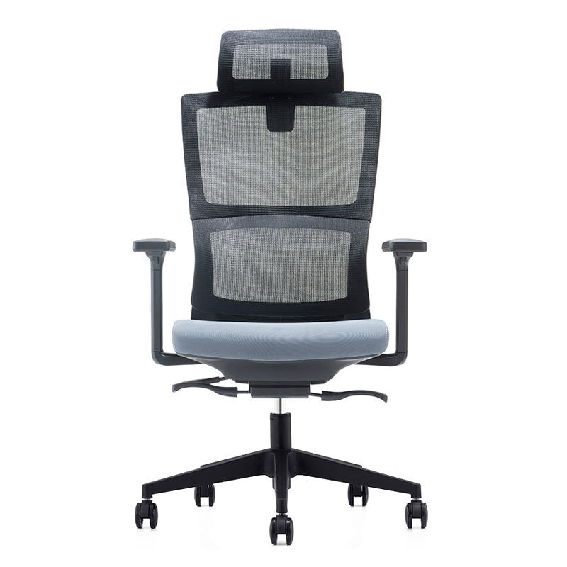 Executive Mid Back Office Chair Tilt Mechanism with Headrest Office Chair