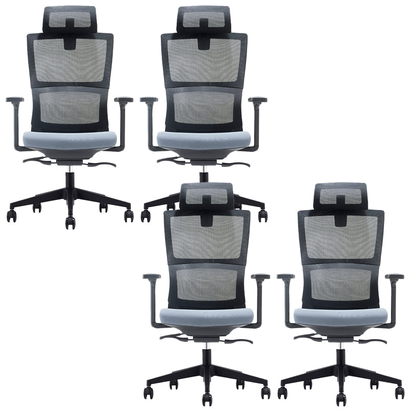 Executive Mid Back Office Chair Tilt Mechanism with Headrest Office Chair