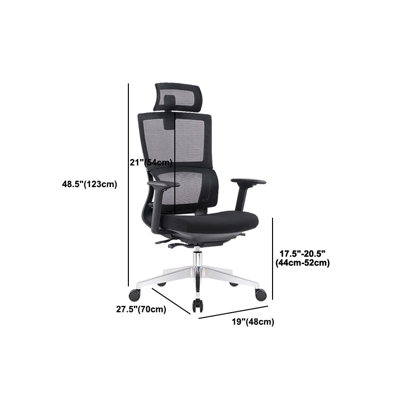 Executive Mid Back Office Chair Tilt Mechanism with Headrest Office Chair