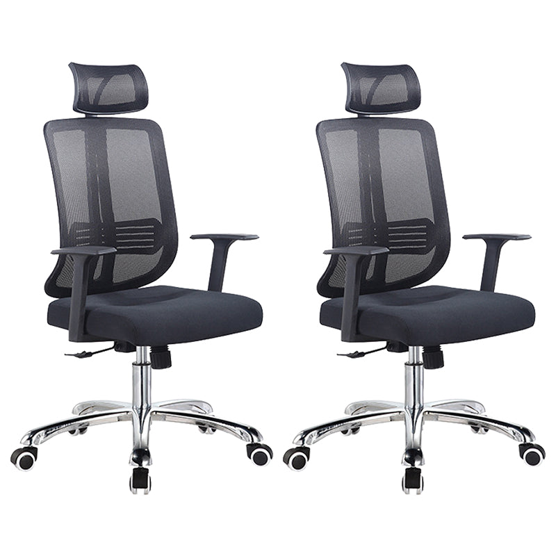 Height-adjustable Office Chair with Breathable AirGrid Arm Chair