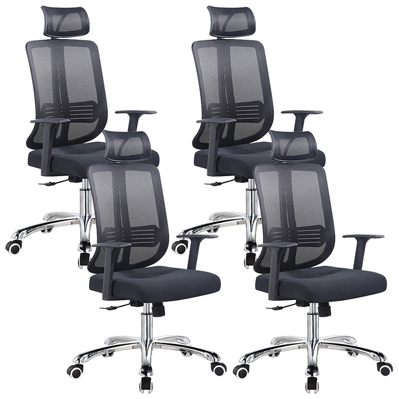 Height-adjustable Office Chair with Breathable AirGrid Arm Chair