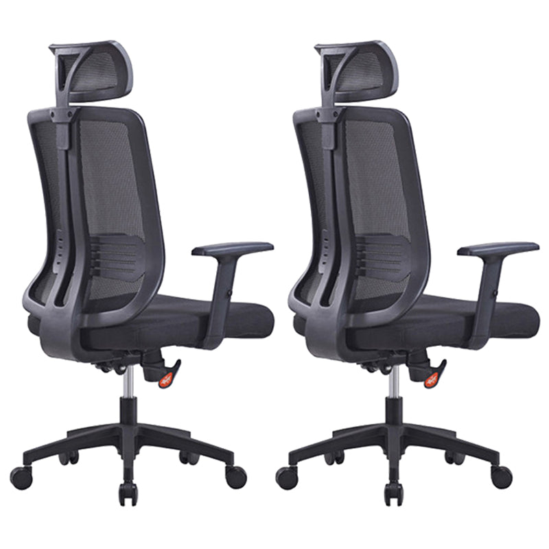 Height-adjustable Office Chair with Breathable AirGrid Arm Chair