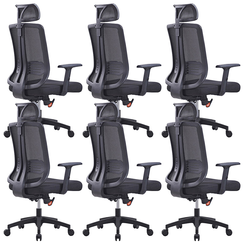 Height-adjustable Office Chair with Breathable AirGrid Arm Chair