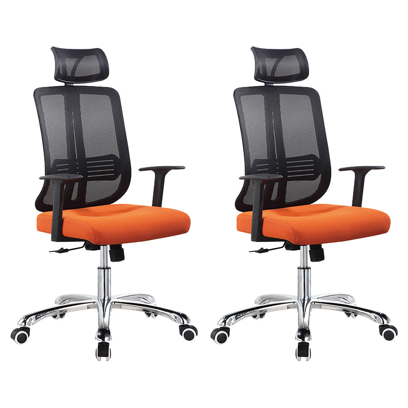 Height-adjustable Office Chair with Breathable AirGrid Arm Chair