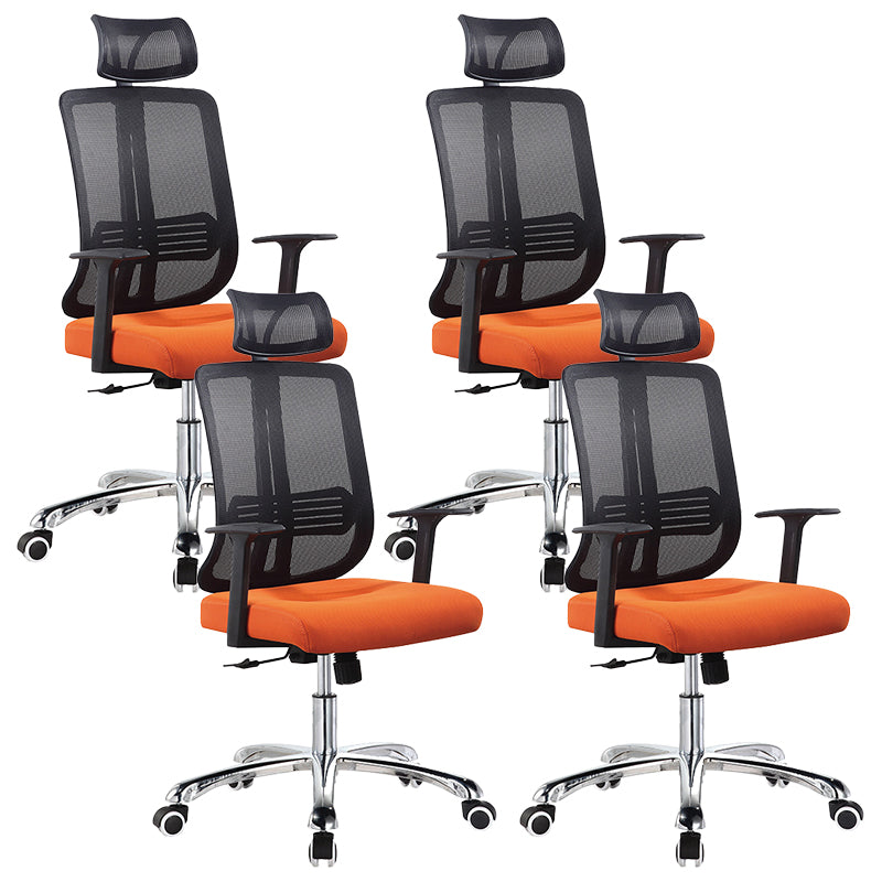 Height-adjustable Office Chair with Breathable AirGrid Arm Chair