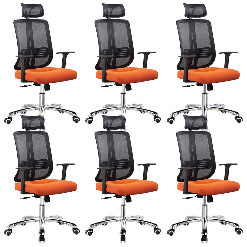 Height-adjustable Office Chair with Breathable AirGrid Arm Chair