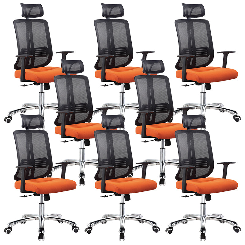 Height-adjustable Office Chair with Breathable AirGrid Arm Chair