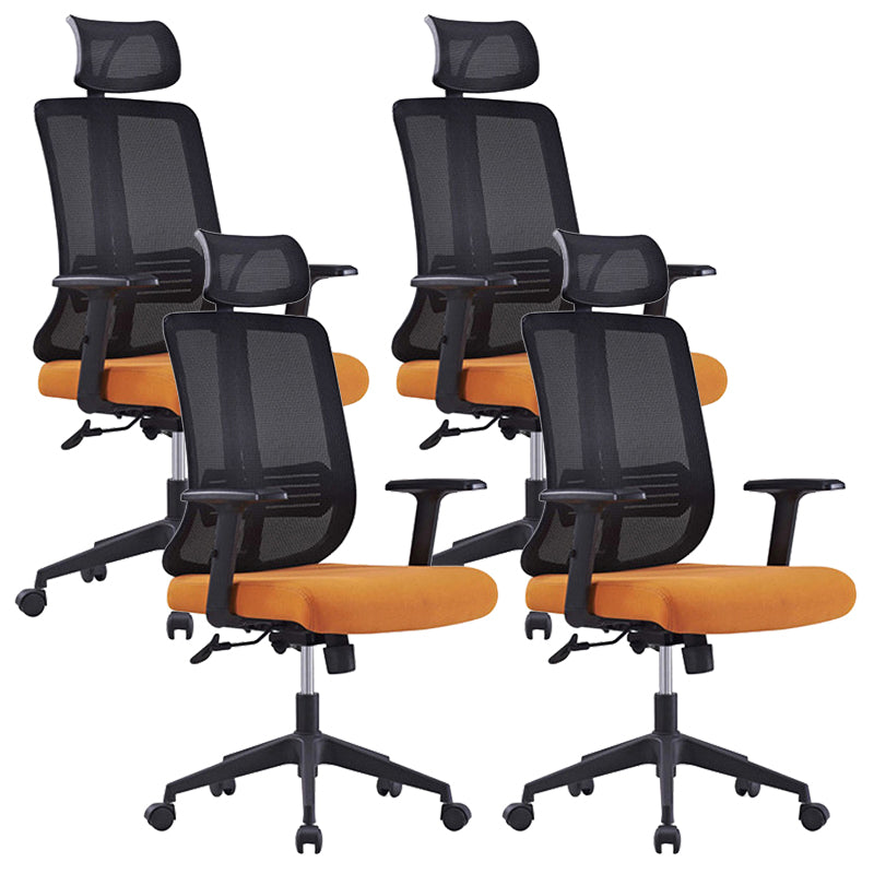 Height-adjustable Office Chair with Breathable AirGrid Arm Chair