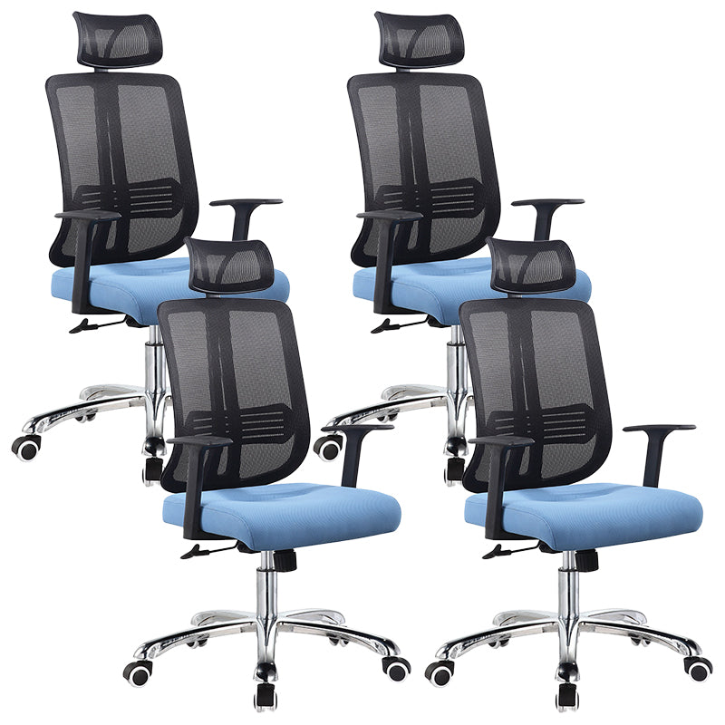 Height-adjustable Office Chair with Breathable AirGrid Arm Chair