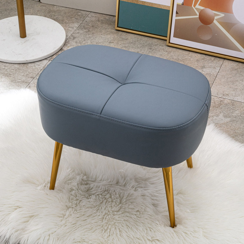 14.2"H Glam Bench Cushioned Tufted Entryway and Bedroom Bench