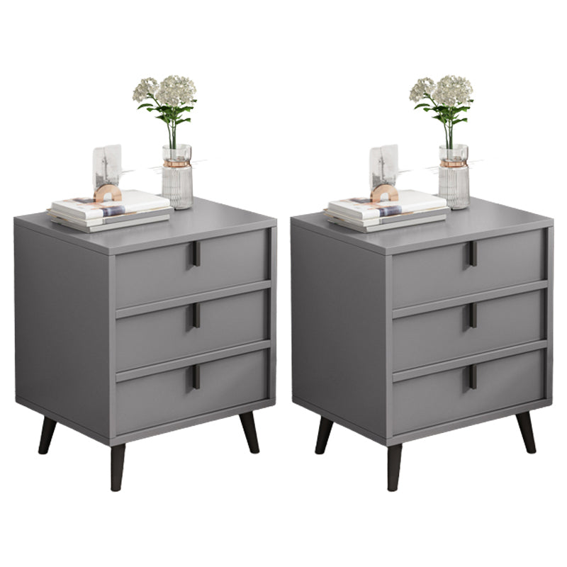 Modern Drawers Included Bedside Cabinet Manufactured Wood Night Table for Bedroom