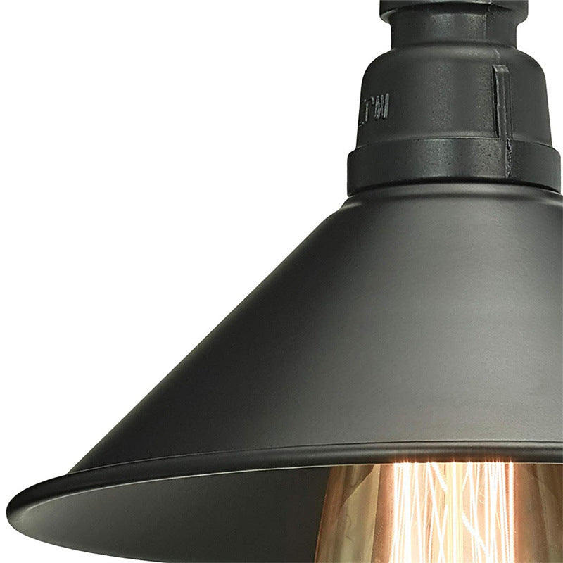 Industrial Cone Shape Wall Mount Light Fixture Sconce Lamp for Wash Room