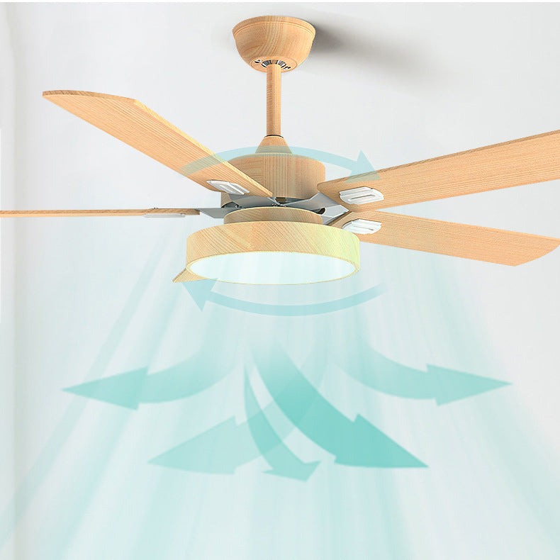 Colorful Ceiling Fan Light Fixture Nordic LED Ceiling Flush Mount for Kids' Room