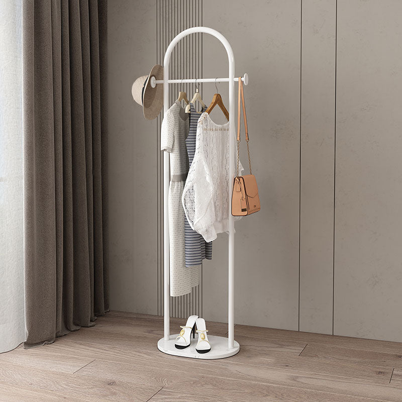 Modern Style Coat Rack Metallic Free Standing Hooks Design Coat Rack With Shelve