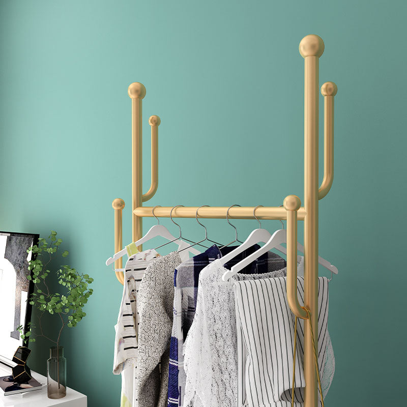 Gorgeous Plain Coat Rack Designer Basket Storage Metal Coat Rack with Coat Hooks