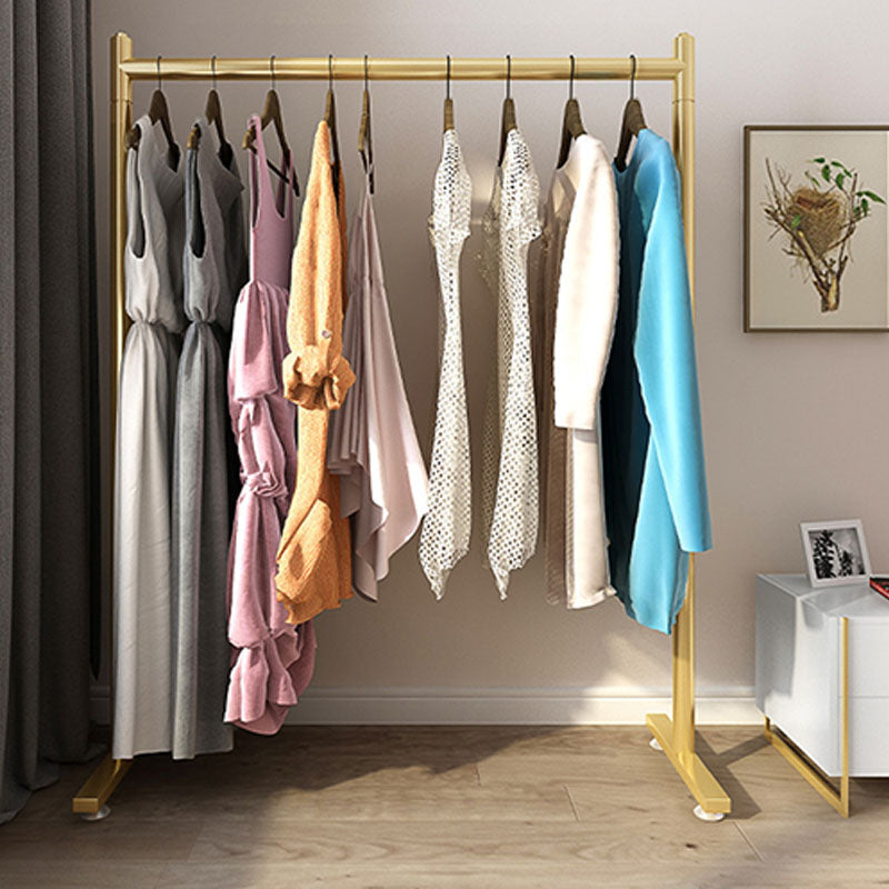 Contemporary Coat Rack Solid Color Metal Clothes Hanger for Bedroom