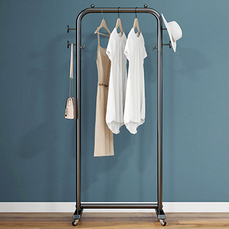 Industrial Minimalist Style Coat Rack Metallic Free Standing Hooks Design Coat Rack