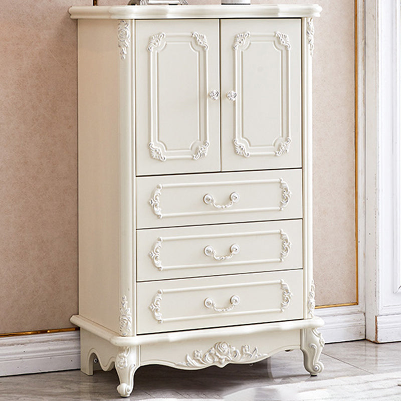 17.71" Wide Accent Chest White Rectangle Standard Chest with Drawers