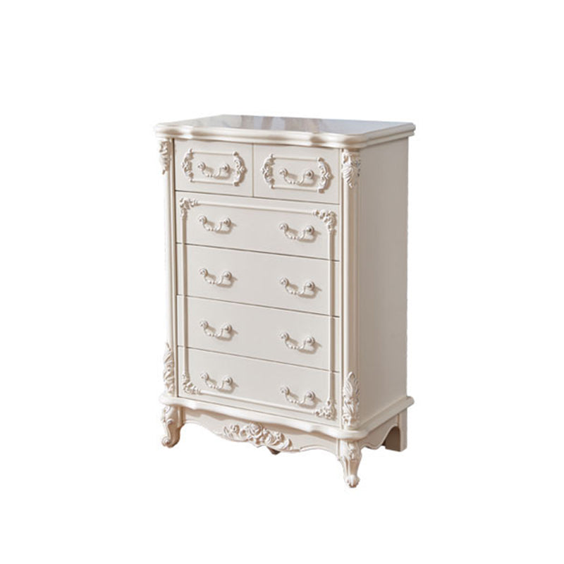 17.71" Wide Accent Chest White Rectangle Standard Chest with Drawers