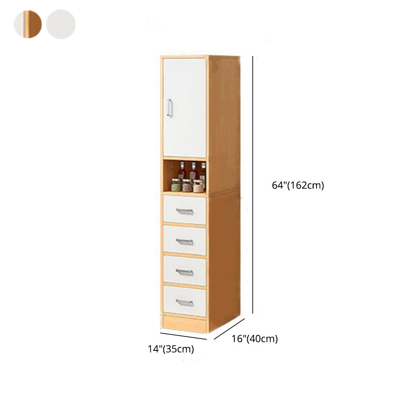 Contemporary Dining Server with Drawers Wood Buffet Server for Kitchen