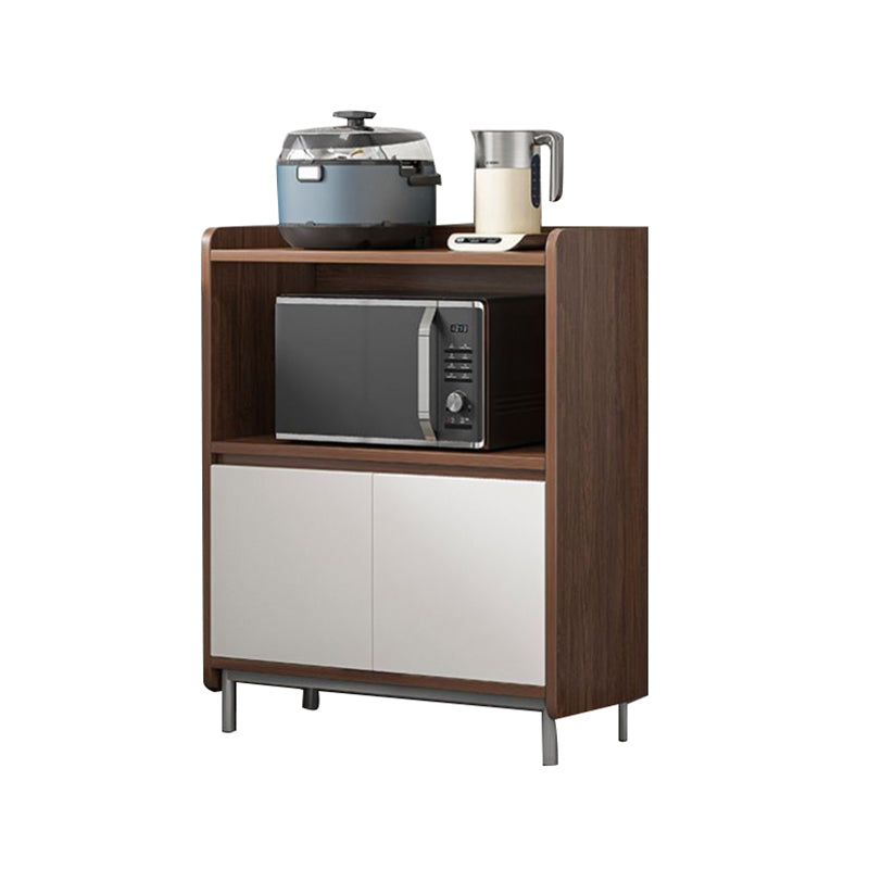 Engineered Wood Buffet Server Contemporary Dining Server for Living Room