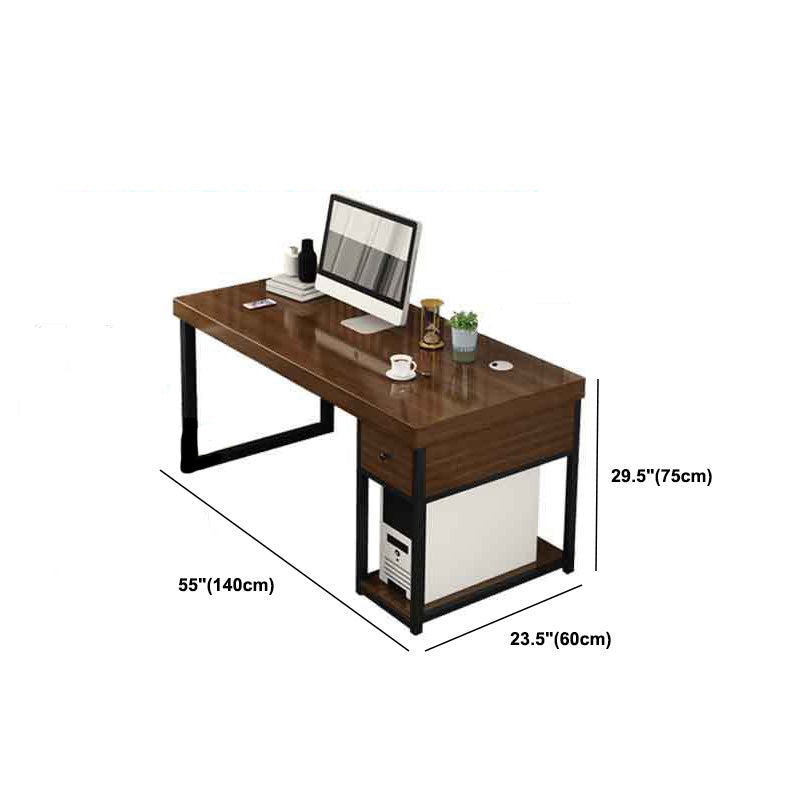 Contemporary Wooden Gaming Desk for Office 23.6"W X 29.5"H Desk