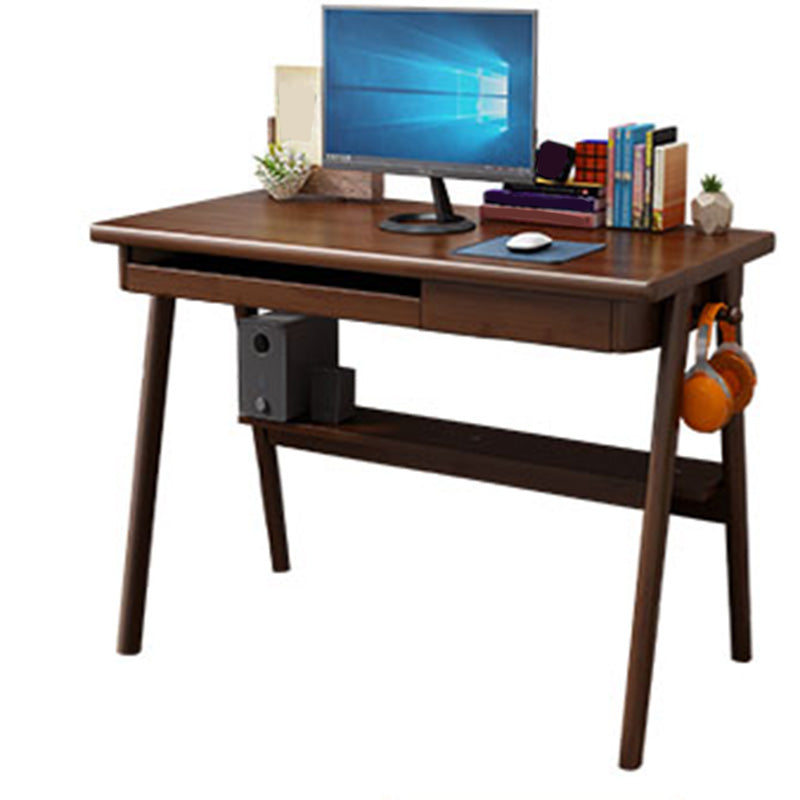 30" H Rectangular Computer Desk Modern Office Desk in Matte Finish