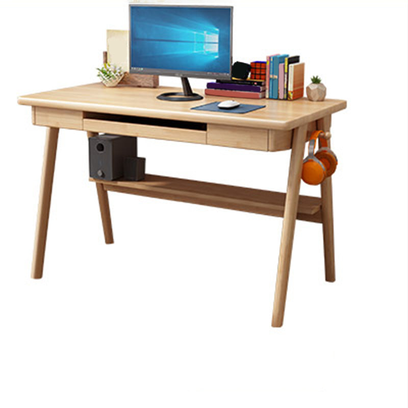 30" H Rectangular Computer Desk Modern Office Desk in Matte Finish