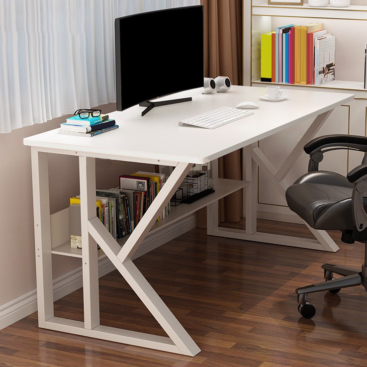 Ergonomic Wooden Writing Desk Contemporary Computer Desk for Dormitory