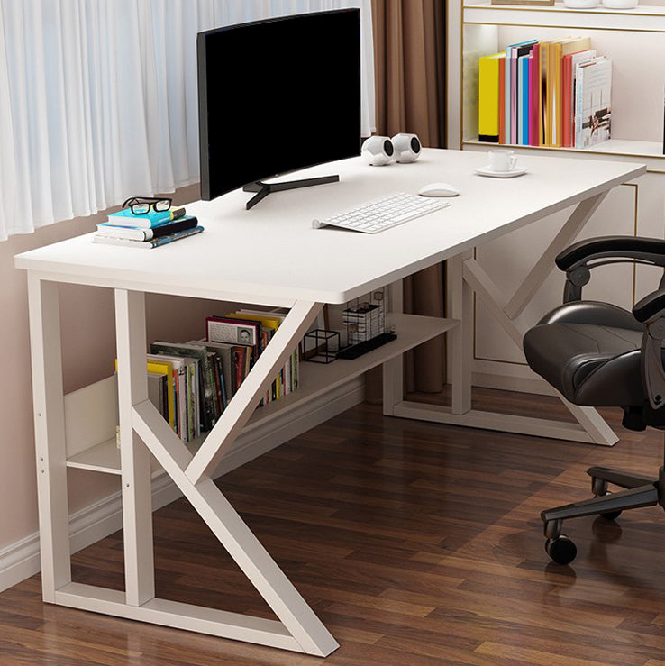 Ergonomic Wooden Writing Desk Contemporary Computer Desk for Dormitory