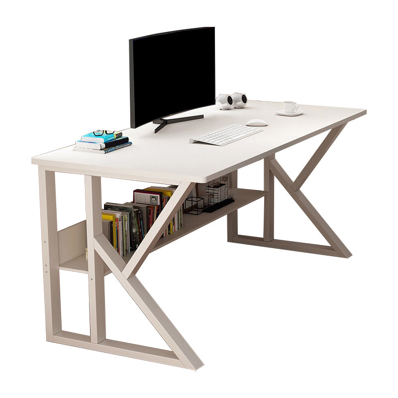 Ergonomic Wooden Writing Desk Contemporary Computer Desk for Dormitory