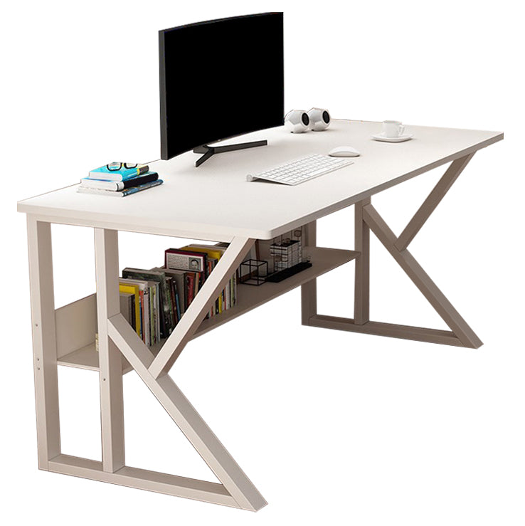 Ergonomic Wooden Writing Desk Contemporary Computer Desk for Dormitory