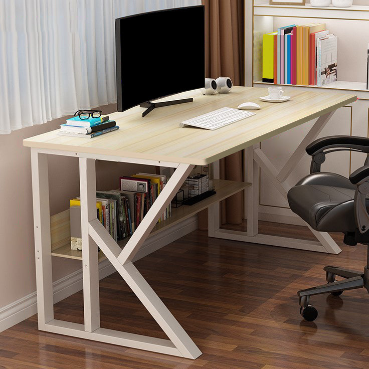 Ergonomic Wooden Writing Desk Contemporary Computer Desk for Dormitory