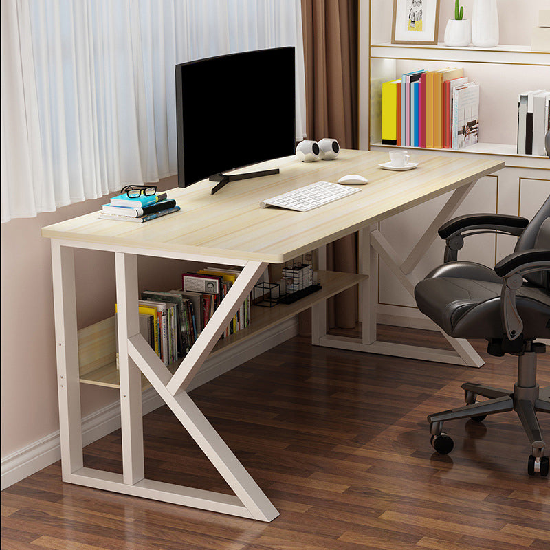 Ergonomic Wooden Writing Desk Contemporary Computer Desk for Dormitory