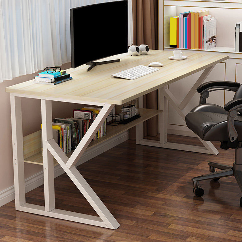 Ergonomic Wooden Writing Desk Contemporary Computer Desk for Dormitory