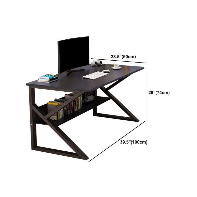 Ergonomic Wooden Writing Desk Contemporary Computer Desk for Dormitory