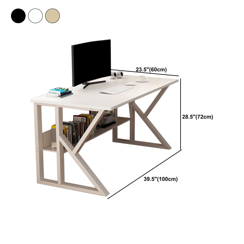 Ergonomic Wooden Writing Desk Contemporary Computer Desk for Dormitory