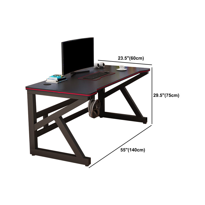 Ergonomic Wooden Writing Desk Contemporary Computer Desk for Dormitory