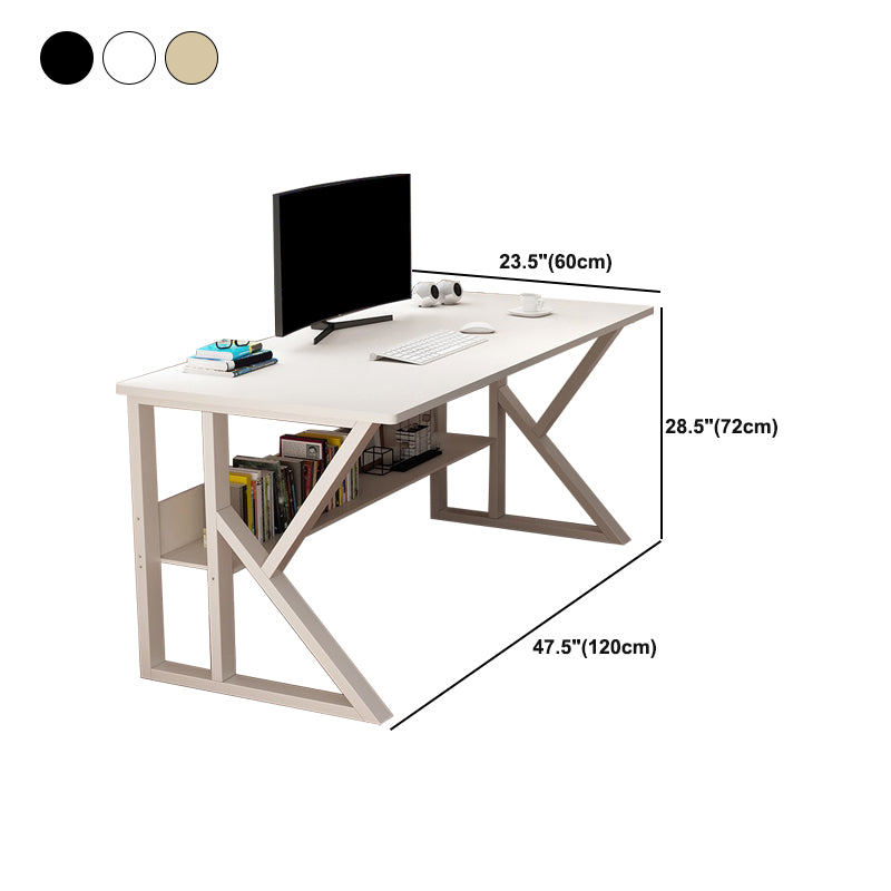 Ergonomic Wooden Writing Desk Contemporary Computer Desk for Dormitory