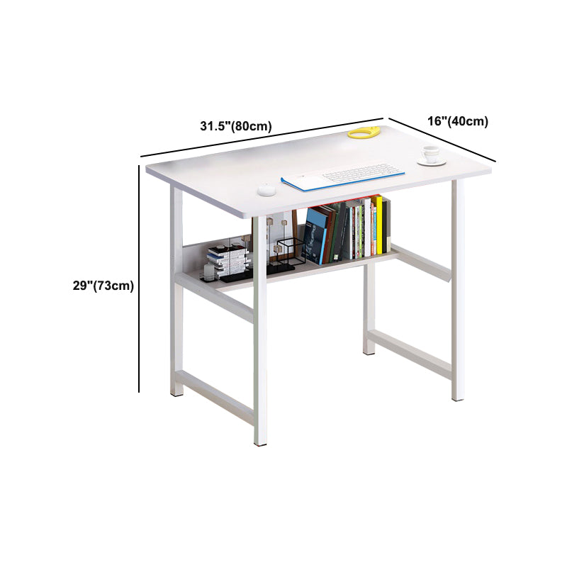 Ergonomic Wooden Writing Desk Contemporary Computer Desk for Dormitory